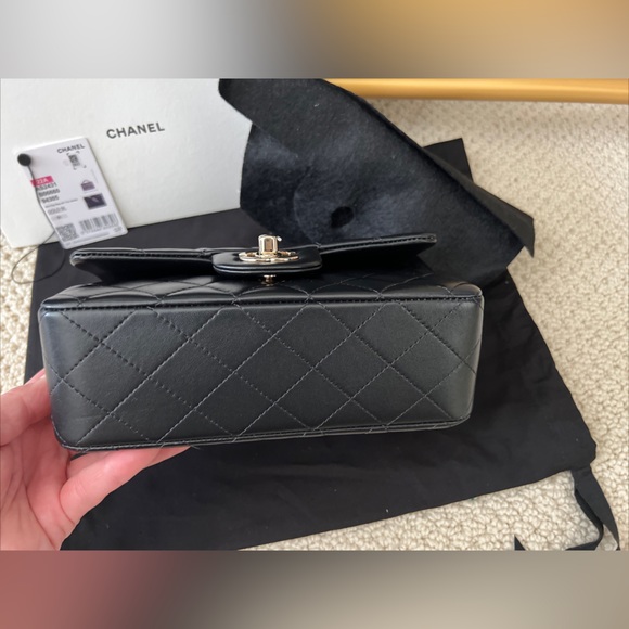 SOLD 22A Chanel Mini Rectangular Flap Bag with Top Handle - Picture 9 of 14